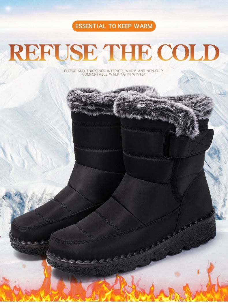 2024 Womens Warm Waterproof Snow Boots