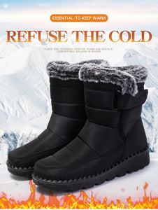 2024 Womens Warm Waterproof Snow Boots