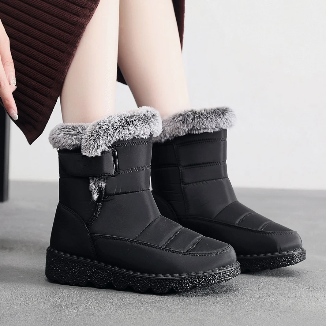 2024 Womens Warm Waterproof Snow Boots