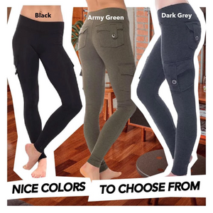 2024 Eco-Friendly Bamboo Pockets Stretchy Soft Leggings Yoga Pants
