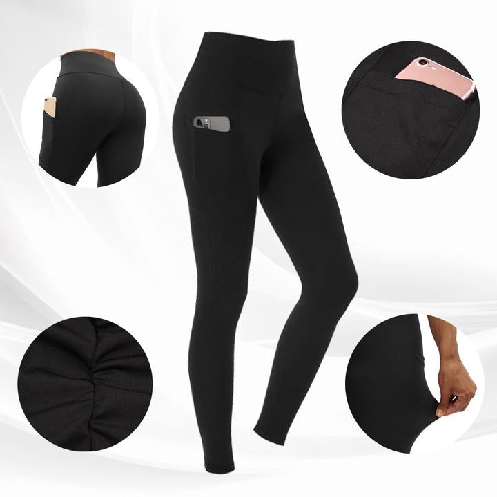 2025 Anti-Cellulite Compression High Waist Slim Leggings With Pockets