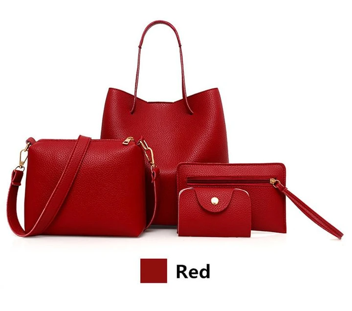 4 Pcs / 1 Set 2022 New Women Leather Handbag!!!