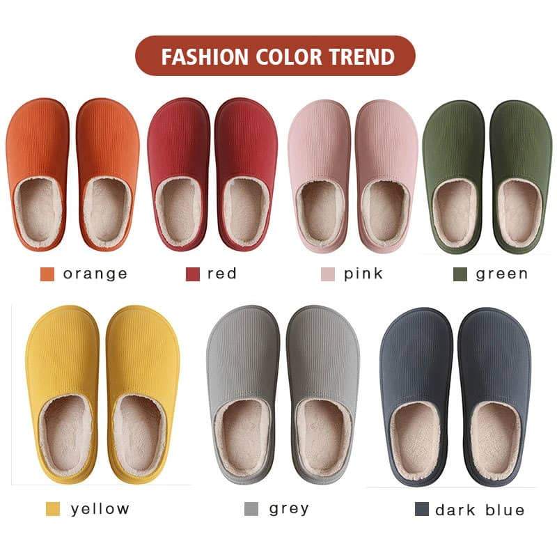 Waterproof Non-Slip Home Warm Slippers