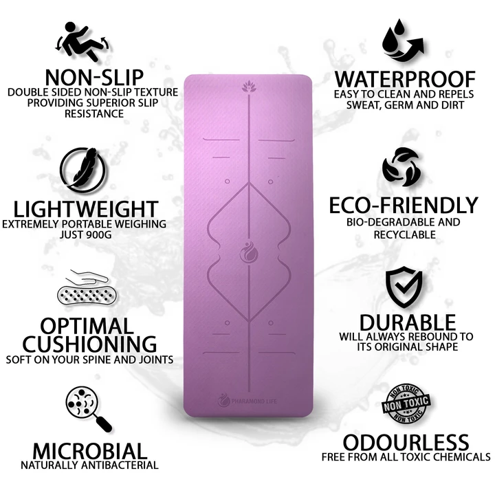 Health yoga Eco Friendly Non Slip Yoga Mat