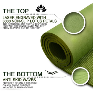 Health yoga Eco Friendly Non Slip Yoga Mat
