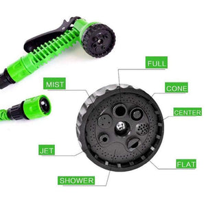 Extra-Long Expandable Garden Hose(Include 7-Setting Hose Nozzle)