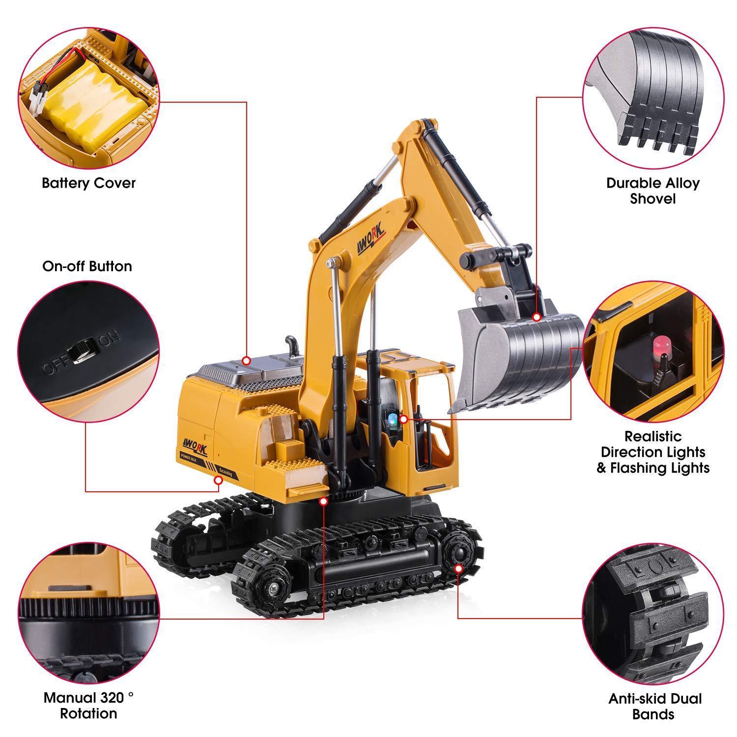 HOT SALE !!!! Construction Vehicles Model Toy | 2024 (RC) Excavator Toy !!!!!