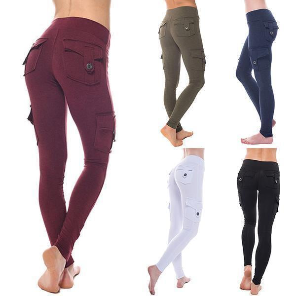2024 Eco-Friendly Bamboo Pockets Stretchy Soft Leggings Yoga Pants