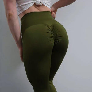 High Waist Bum Scrunch Push Up Leggings