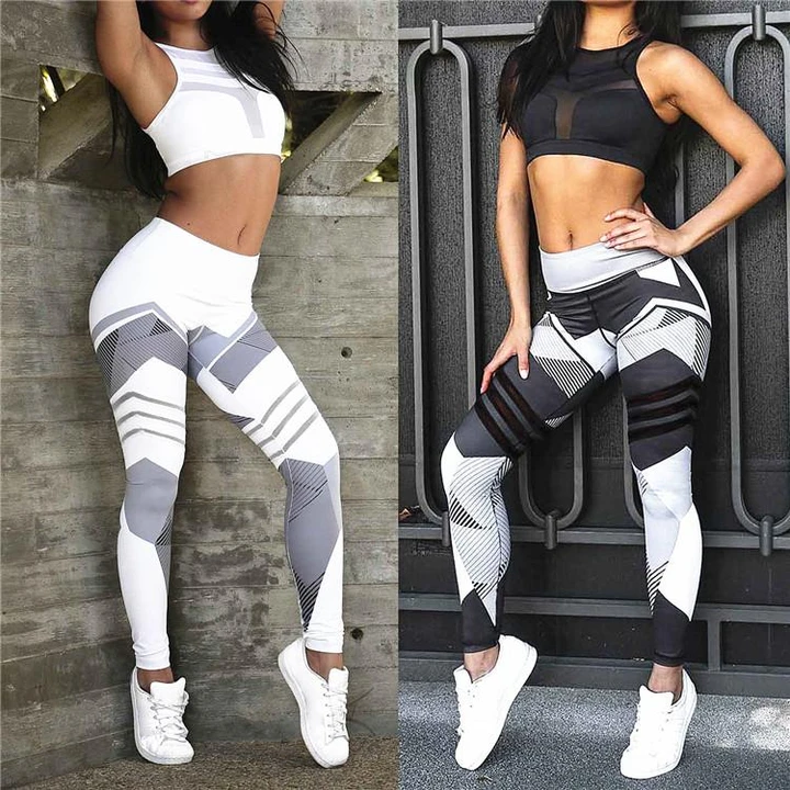 Fashion Camouflage High Waist Yoga Pants