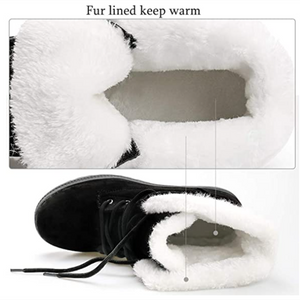 2024 Womens Warm Waterproof Ankle Snow Boots