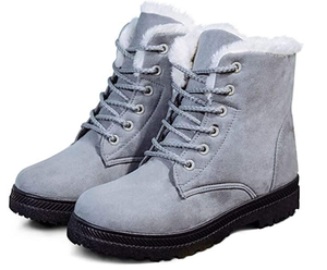 2024 Womens Warm Waterproof Ankle Snow Boots