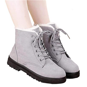 2024 Womens Warm Waterproof Ankle Snow Boots