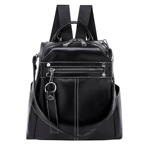 Classic Vintage Leather Backpack