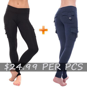2024 Eco-Friendly Bamboo Pockets Stretchy Soft Leggings Yoga Pants