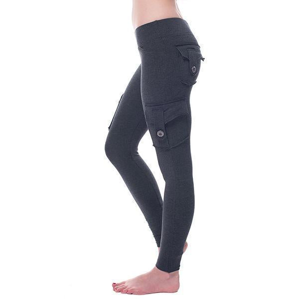 2024 Eco-Friendly Bamboo Pockets Stretchy Soft Leggings Yoga Pants