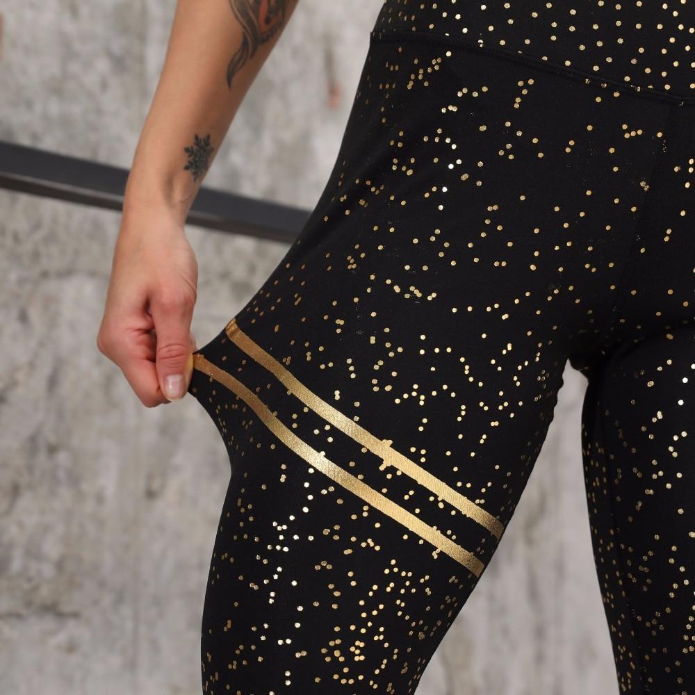 High Waist Speckled Print Leggings